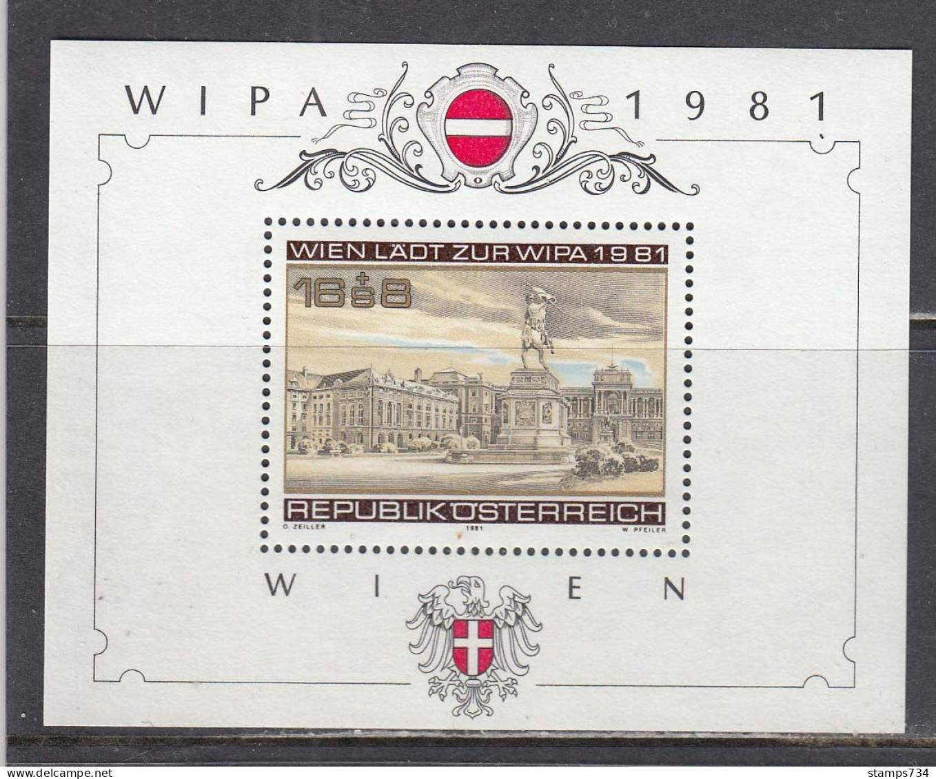 Austria 1981 - WIPA 1981, Mi-Nr. Block 5, MNH** - Blocks & Sheetlets & Panes