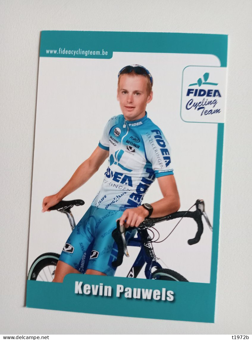 Cyclisme Cycling Ciclismo Ciclista Wielrennen Radfahren Cyclocross PAUWELS KEVIN (Fidea Cycling Team 2006) - Cyclisme