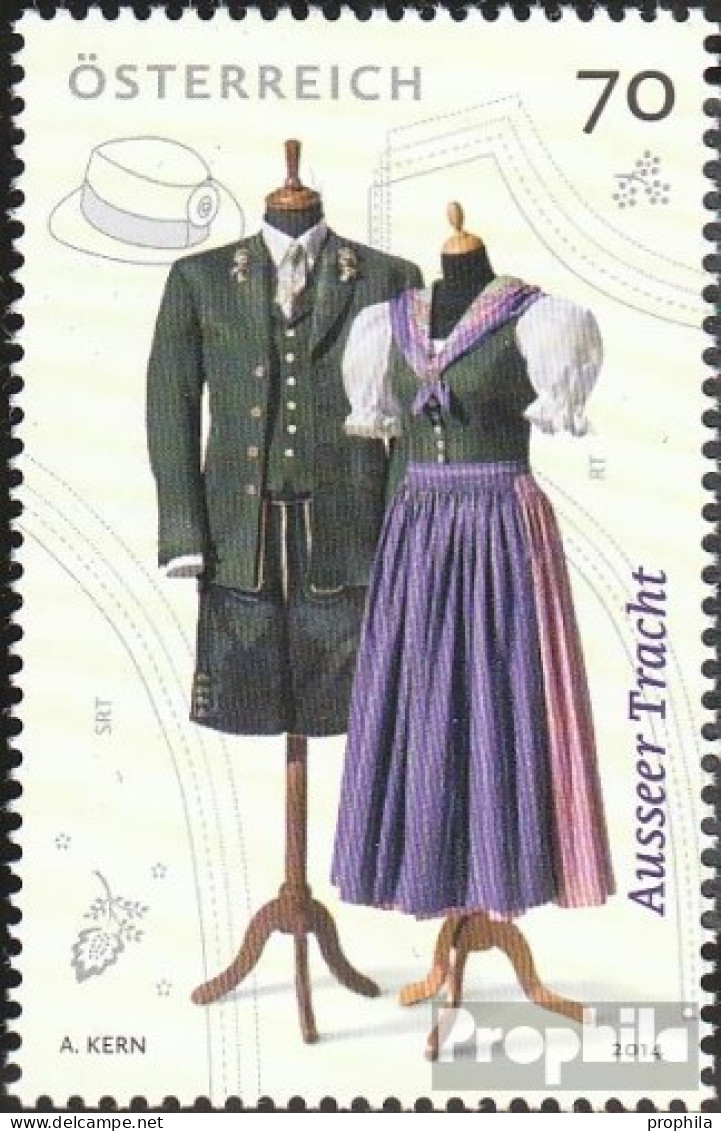 Österreich 3150 (kompl.Ausg.) Postfrisch 2014 Trachten - Unused Stamps