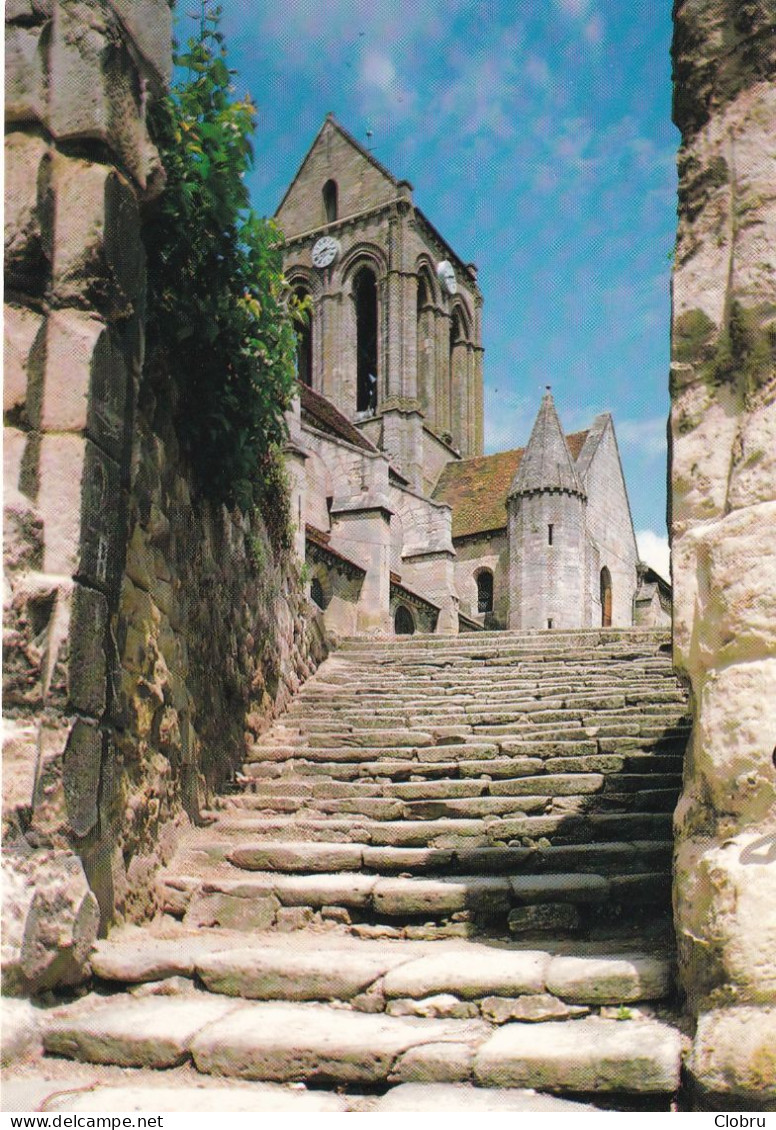 95, Auvers Sur Oise, Escalier De L’Église - Auvers Sur Oise