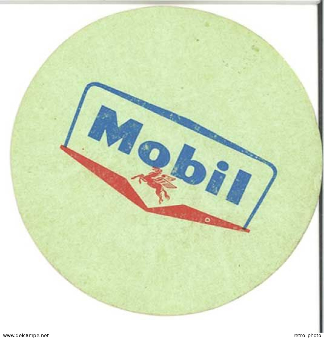 étiquette Mobil , Centre De Sécurité A.C. De Marseille & Provence 1964 - Non Classés