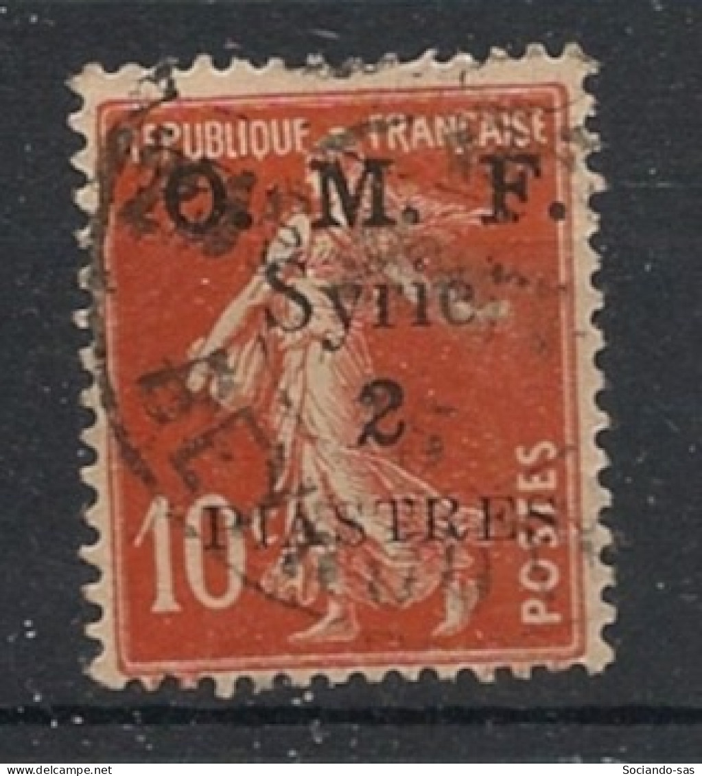 SYRIE - 1920 - N°YT. 36 - Type Semeuse 2pi Sur 10c Rouge - Oblitéré / Used - Gebruikt