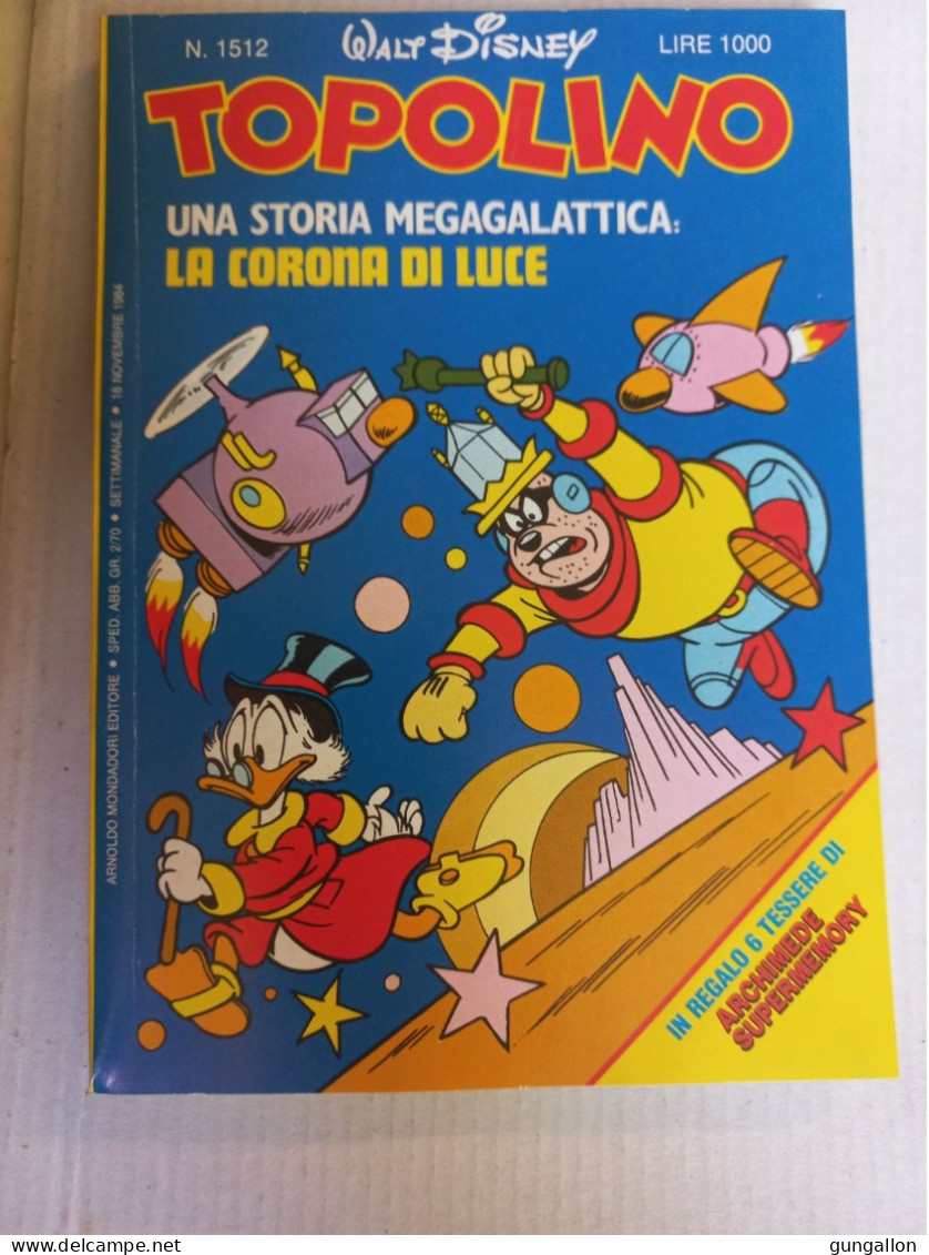 Topolino (Mondadori 1984) N. 1512 - Disney