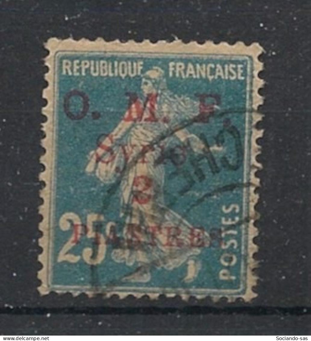 SYRIE - 1920 - N°YT. 37 - Type Semeuse 2pi Sur 25c Bleu - Oblitéré / Used - Used Stamps