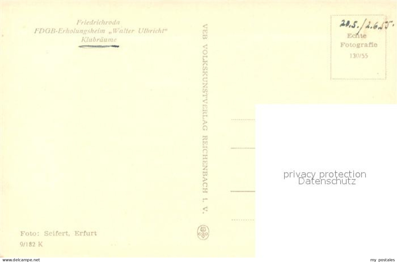 73612845 Friedrichroda FDGB Erholungsheim Walter Ulbricht Klubraeume Friedrichro - Friedrichroda