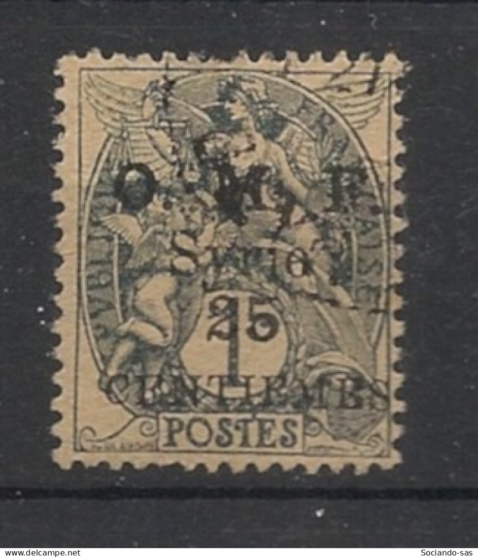 SYRIE - 1920 - N°YT. 45 - Type Blanc 25c Sur 1c Gris - Oblitéré / Used - Used Stamps