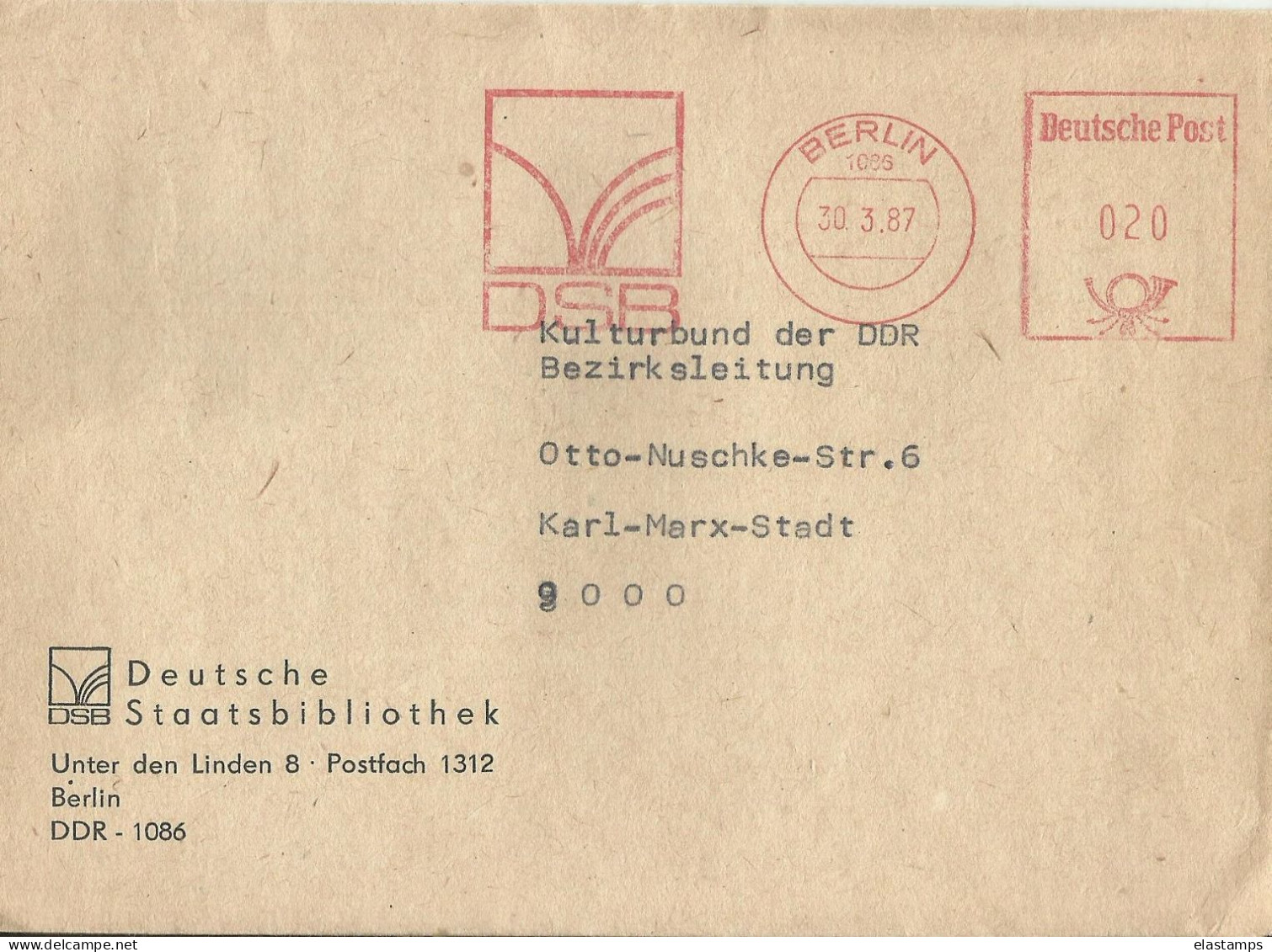 DDR1987CV - Briefe U. Dokumente