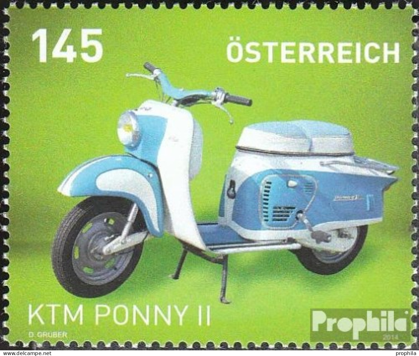 Österreich 3117 (kompl.Ausg.) Postfrisch 2014 Motorrad - Ongebruikt