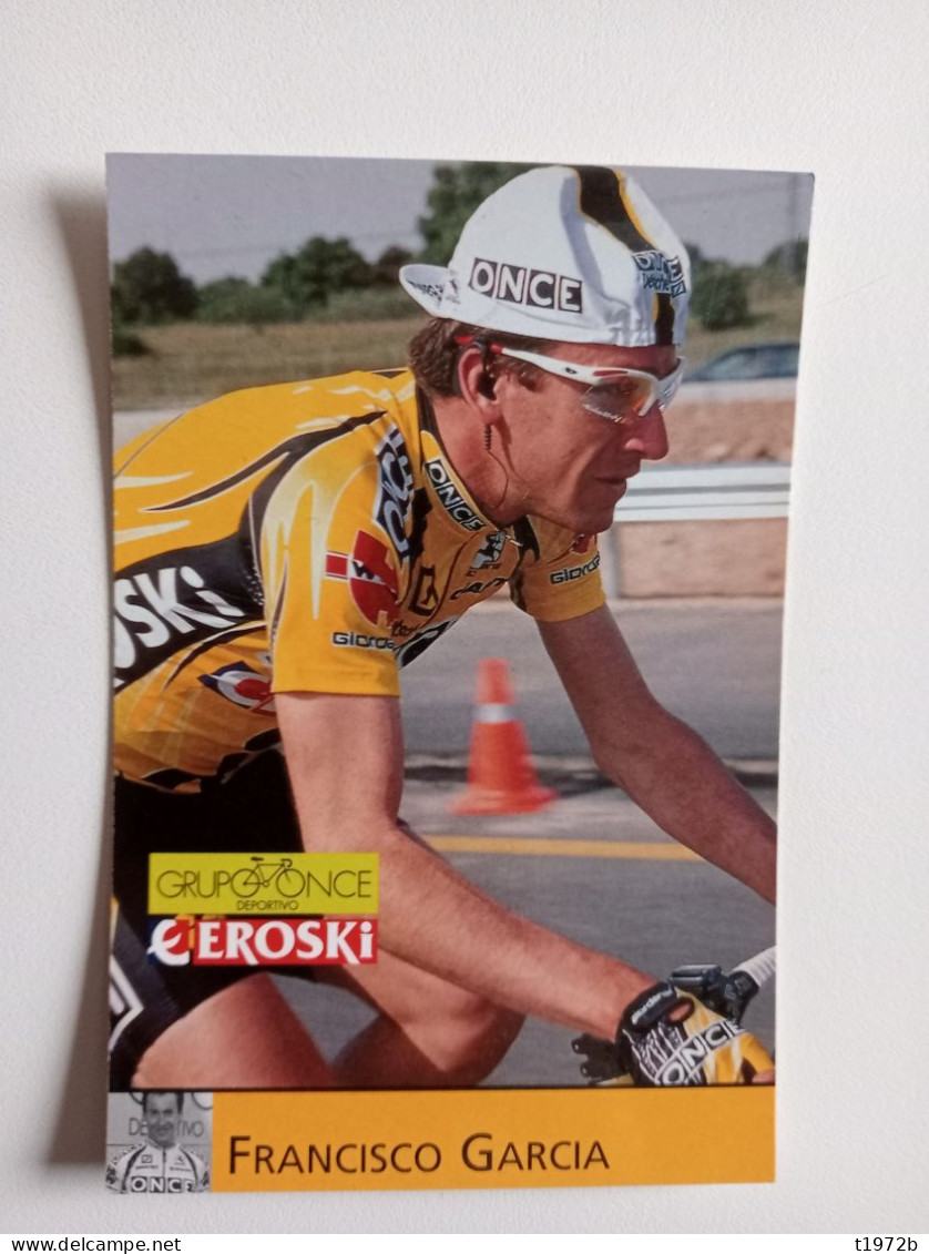 Cyclisme Cycling Ciclismo Ciclista Wielrennen Radfahren GARCIA FRANCISCO (ONCE-Eroski-Würtz 2001) - Ciclismo