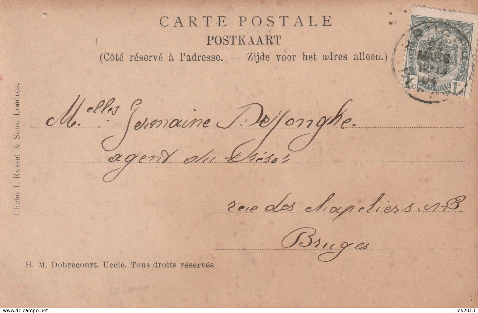 Postcard / ROYALTY / Belgium / Belgique /S.M. Leopold II, Roi Des Belges, 2 Scans - Royal Families