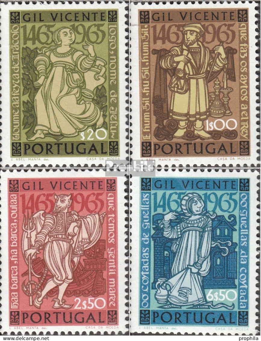 Portugal 996-999 (kompl.Ausg.) Postfrisch 1965 Gil Vicente - Neufs