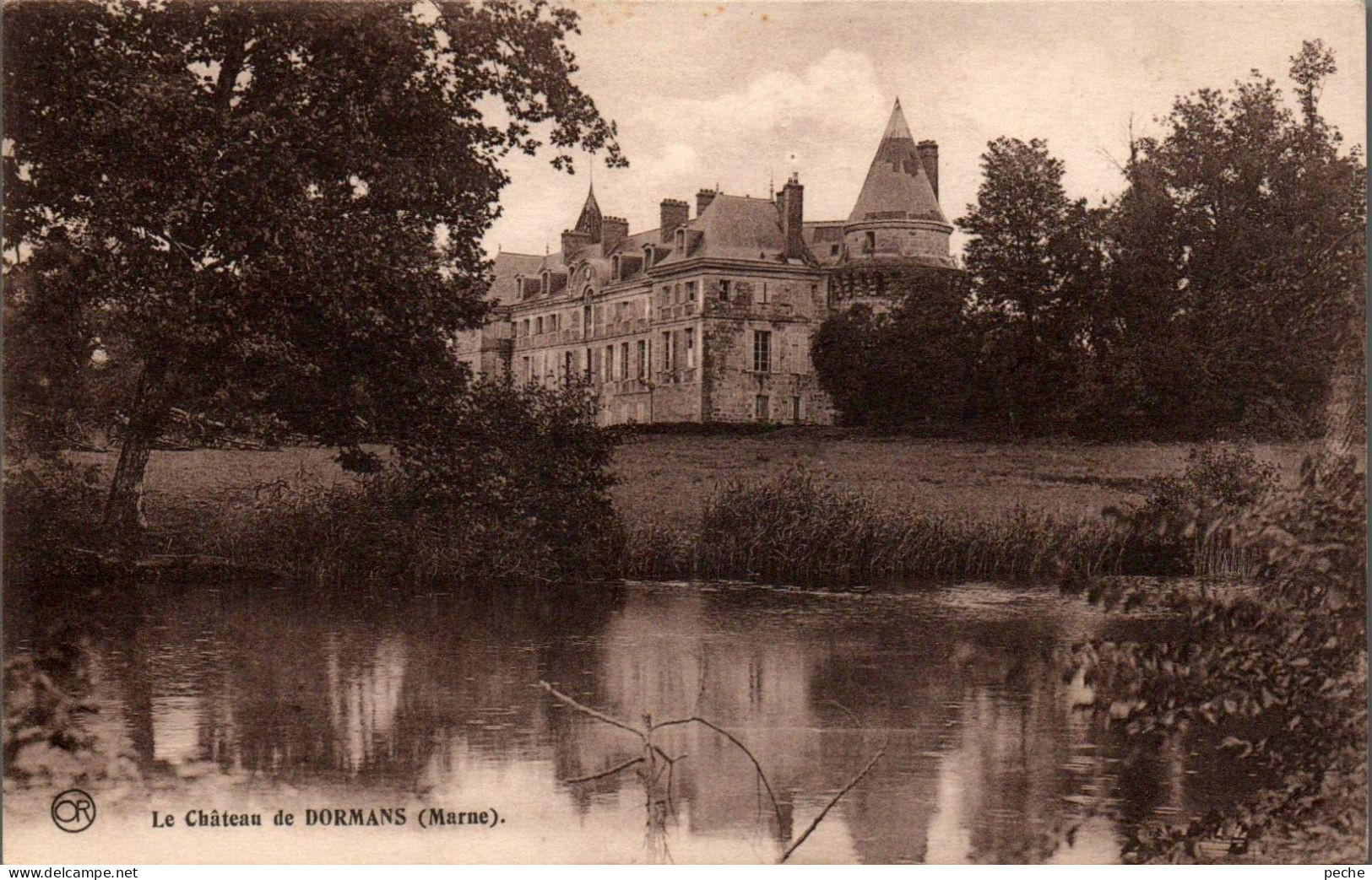 N°1722 W -cpa Le Château De Dormans - Châteaux