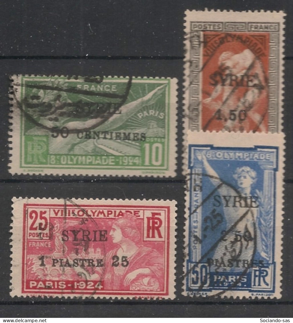 SYRIE - 1924 - N°YT. 122 à 125 - Olympics - Série Complète - Oblitéré / Used - Used Stamps
