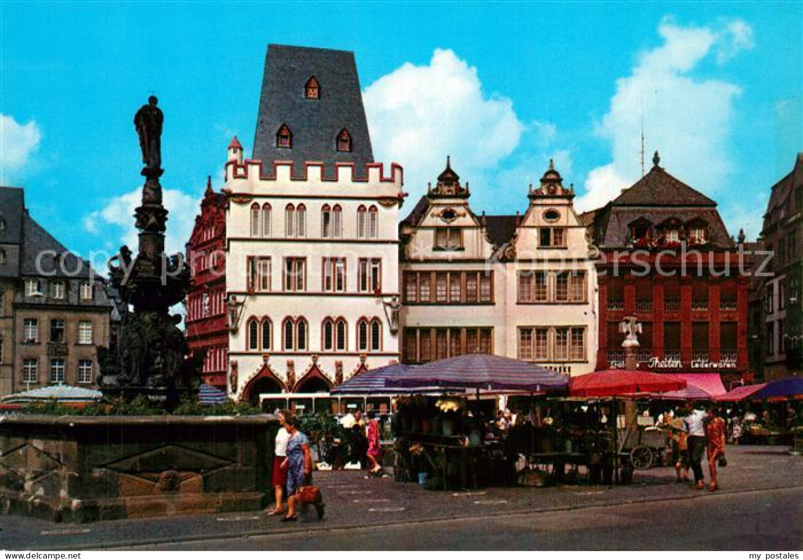 73611499 Trier Steipe Und Petrusbrunnen Trier - Trier