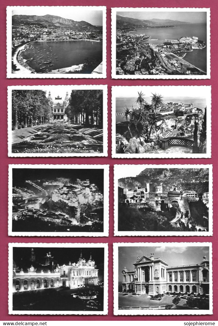 Carnet De 10 Photos (Editions Rella) De Monte-Carlo Monaco 3scans 9,0 Cm X 6,5 Cm Août 1957 - 22 G - Europa