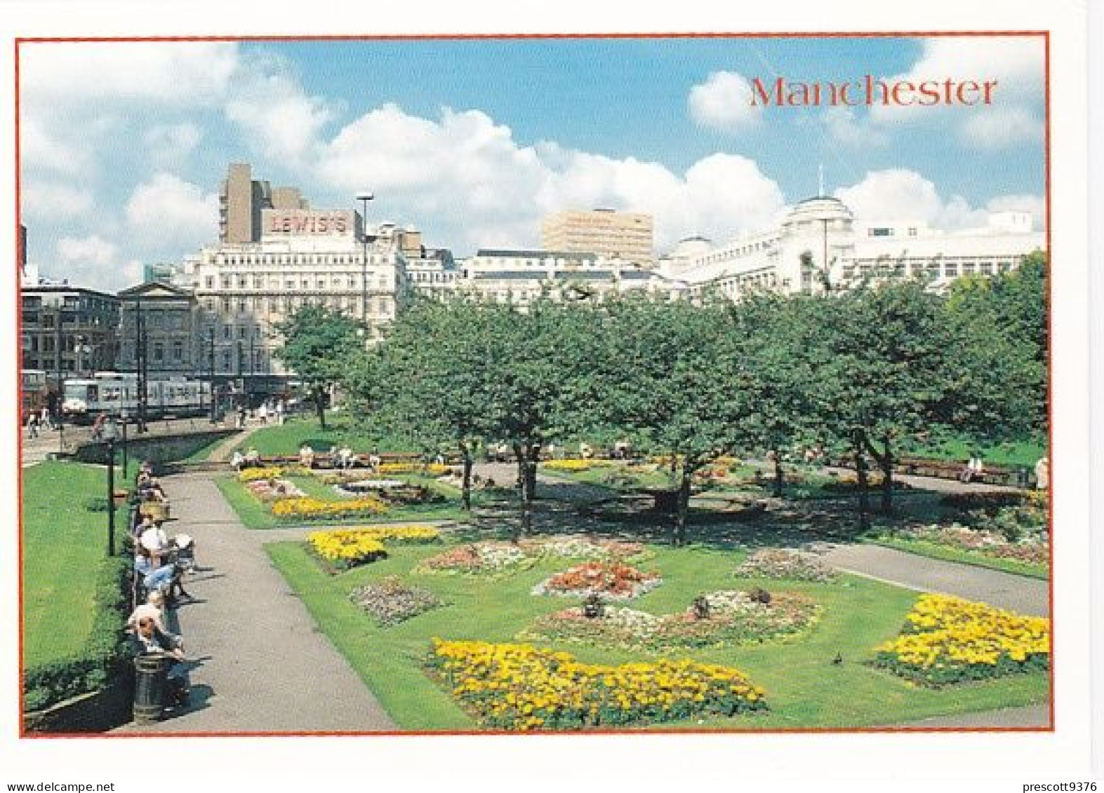 Piccadilly Gardens, Manchester - Lancashire - Unused Postcard - Lan3 - Manchester