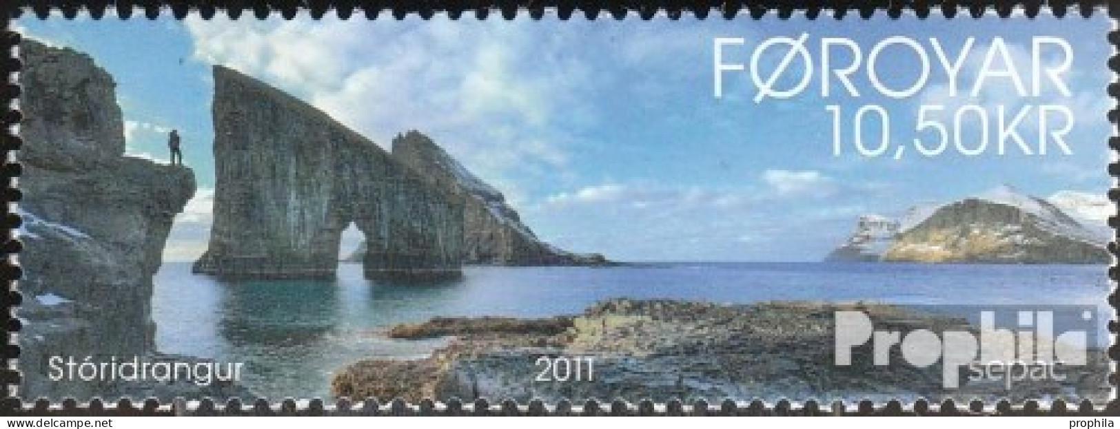 Dänemark - Färöer 732 (kompl.Ausg.) Postfrisch 2011 SEPAC: Landschaften - Faroe Islands