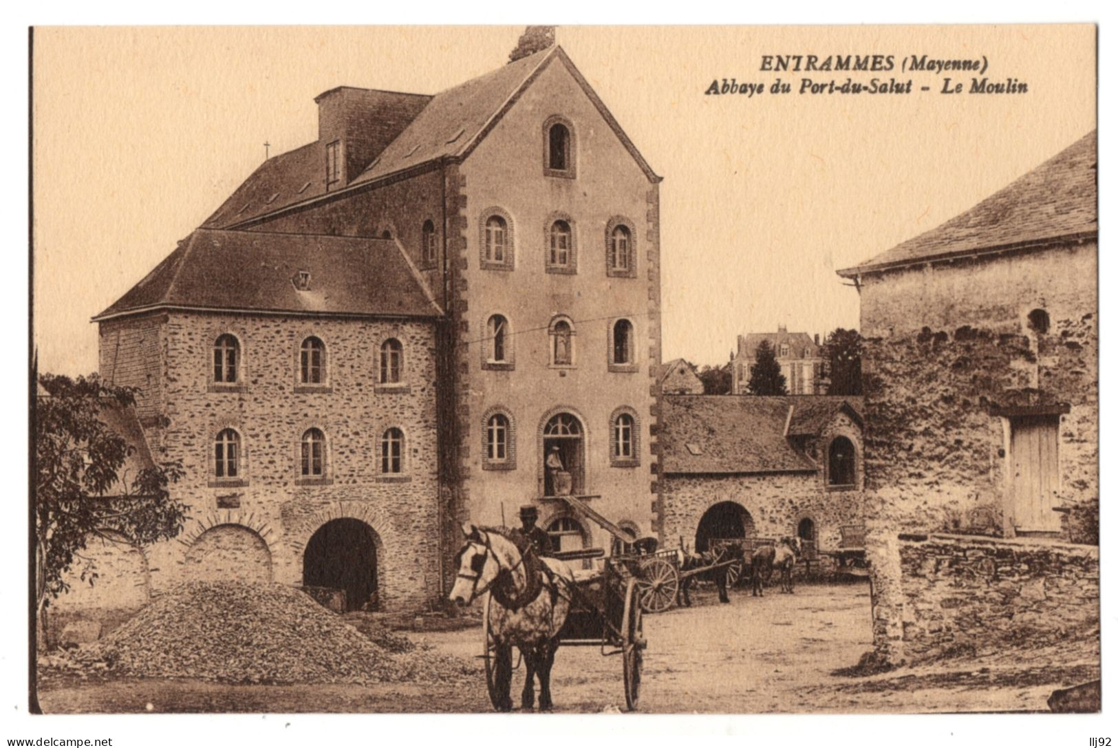 CPA 53 - ENTRAMMES (Mayenne) -  Abbaye Du Port-du-Salut. Le Moulin - Entrammes