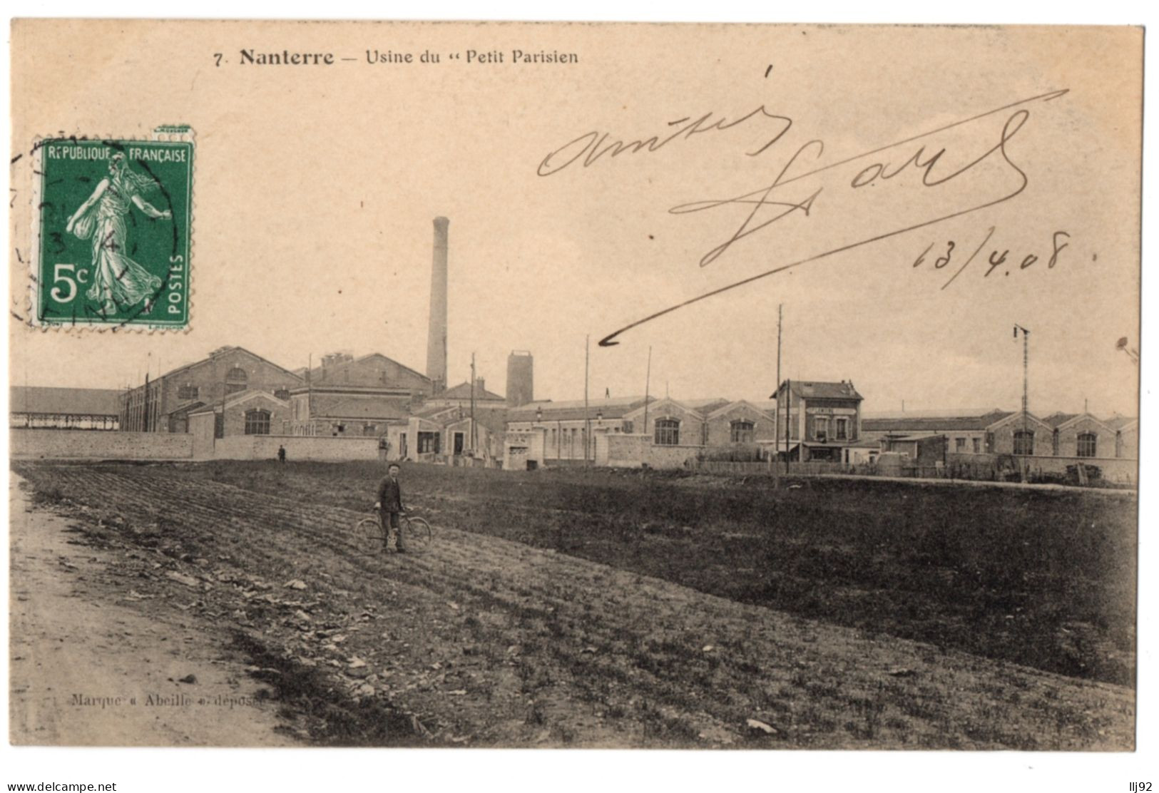 CPA 92 - NANTERRE (Hauts De Seine) - 7. Usine Du "Petit Parisien" - Nanterre