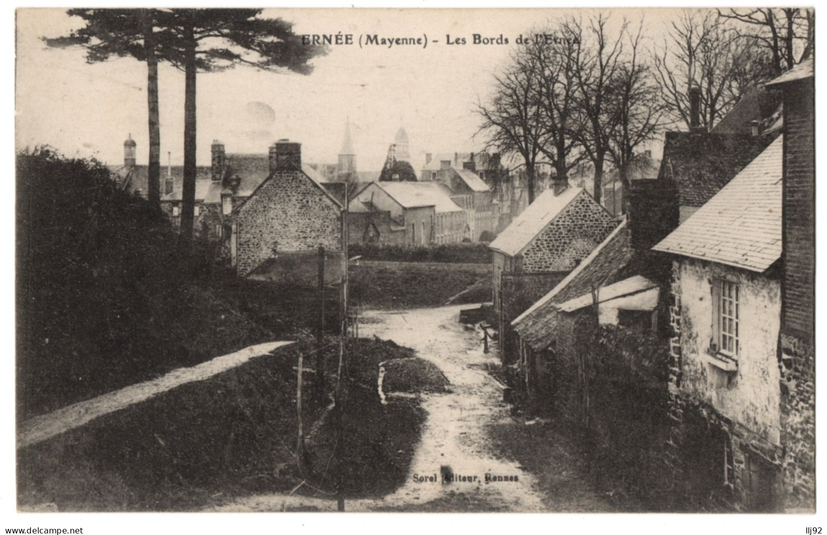 CPA 53 - ERNEE (Mayenne) - Les Bords De L'Ernée - Ed. Sorel - Ernee