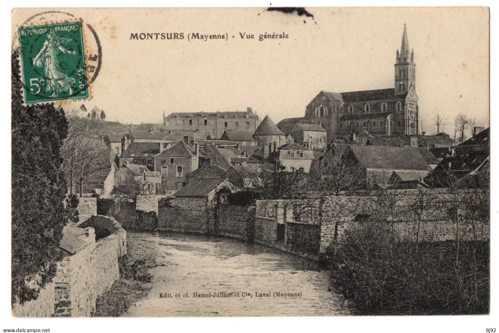 CPA 53 - MONTSURS (Mayenne) - Vue Générale - Ed. Hamel-Jaillier - Sonstige & Ohne Zuordnung