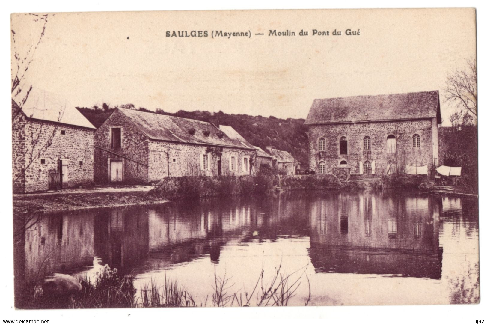 CPA 53 - SAULGES (Mayenne) - Moulin Du Pont Du Gué - Ed. Joublin - Sonstige & Ohne Zuordnung