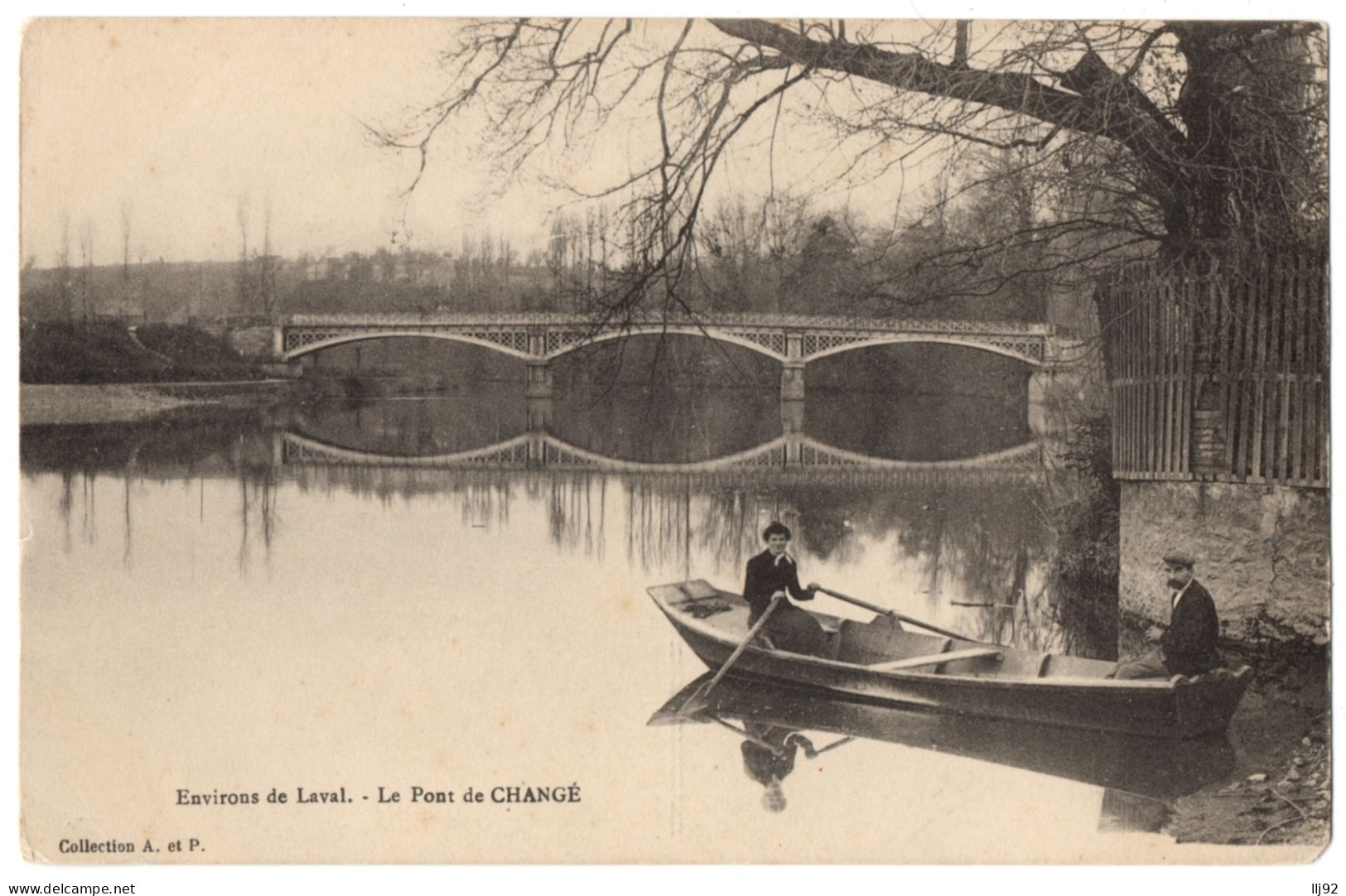 CPA 53 - CHANGE (Mayenne) -  Le Pont De Changé. Environs De Laval - Coll. A. Et P. - Sonstige & Ohne Zuordnung
