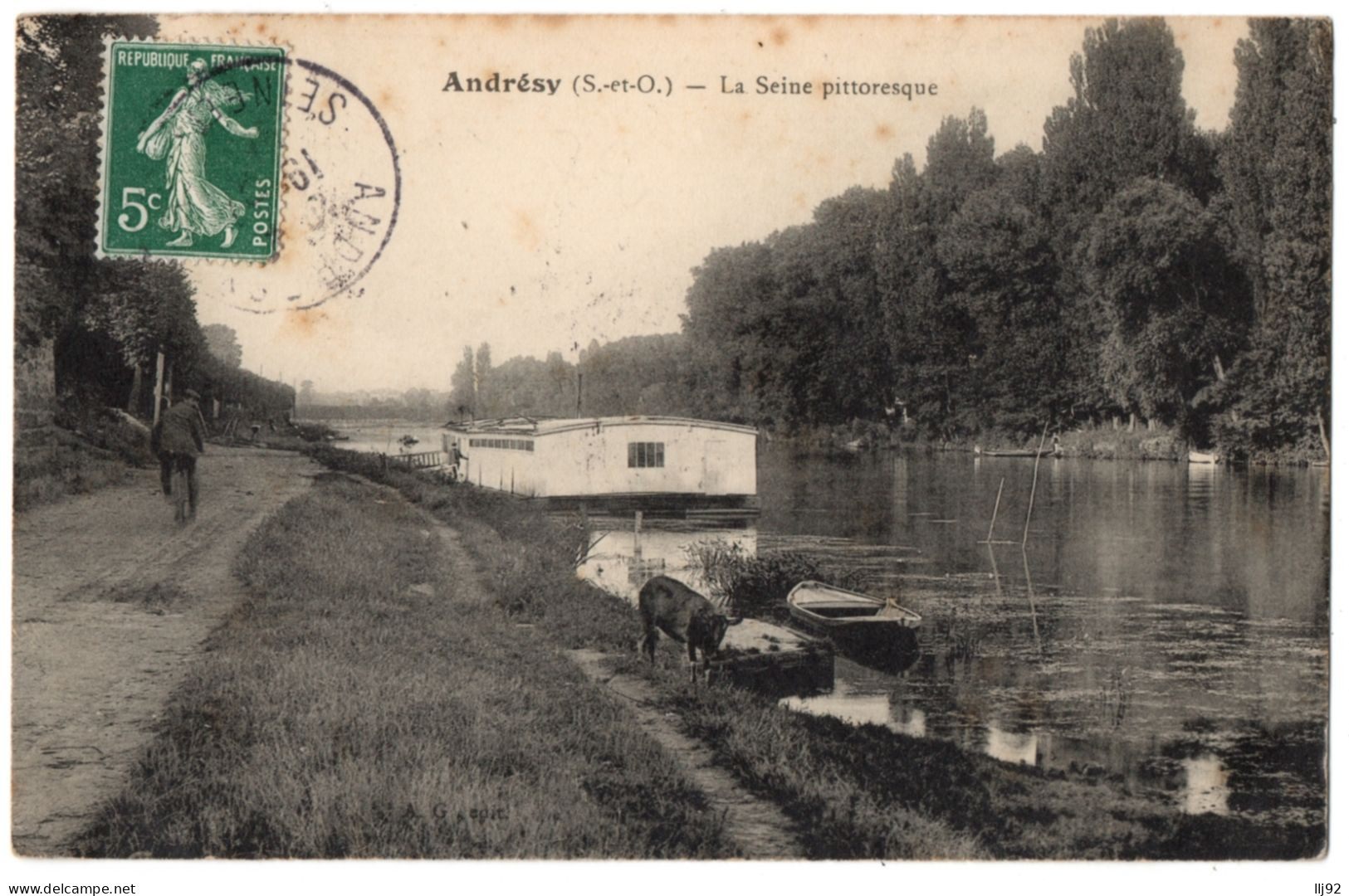 CPA 78 - ANDRESY (Yvelines) - La Seine Pittoresque - Andresy