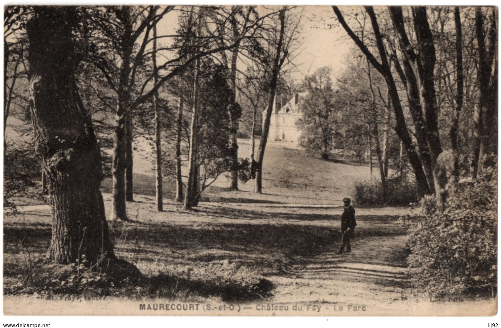 CPA 78 - MAURECOURT (Yvellines) - Château Du Fay - Le Parc - Maurecourt