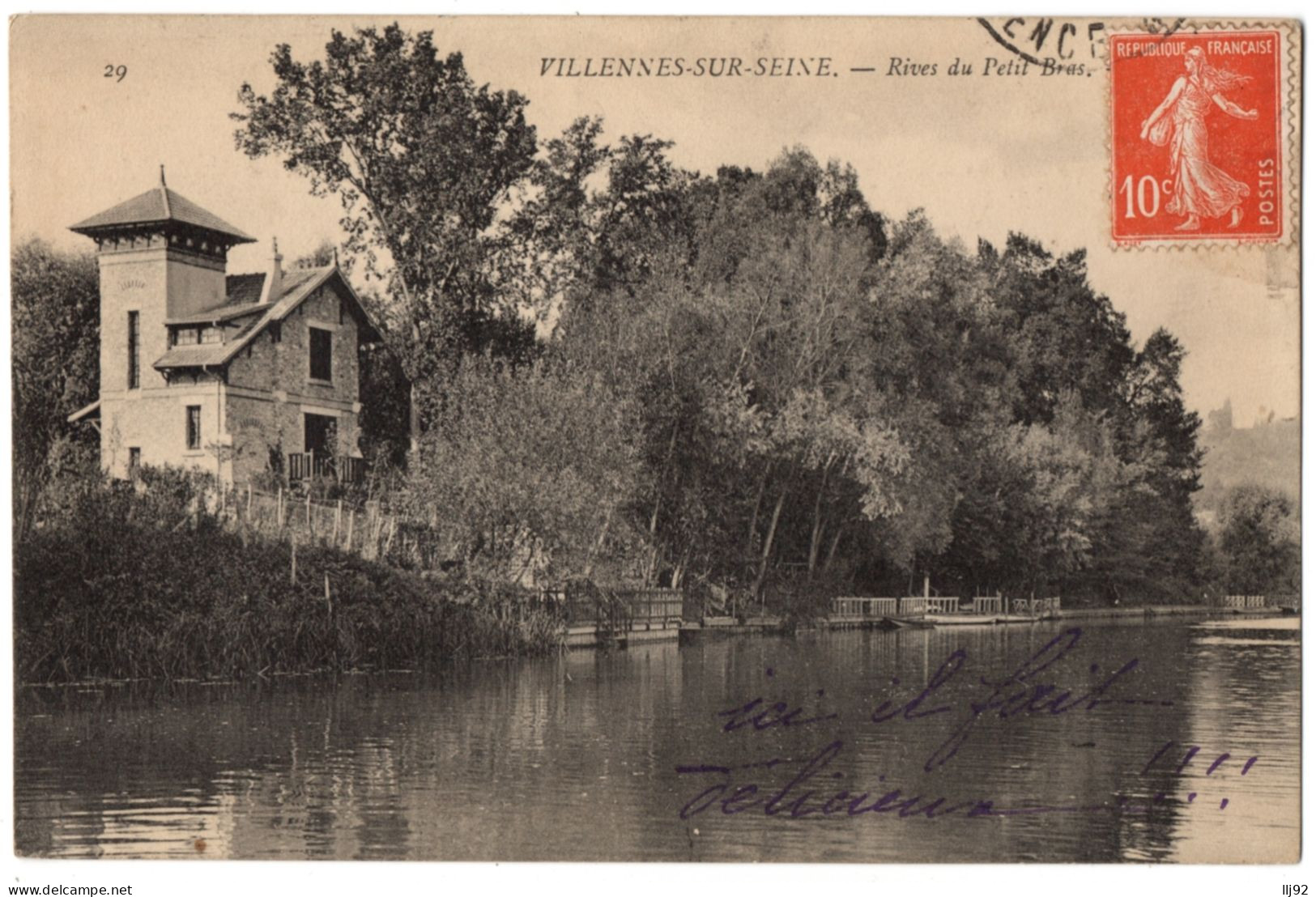 CPA 78 - VILLENNES SUR SEINE (Yvellines) - 29. Rives Du Petit Bras - Villennes-sur-Seine