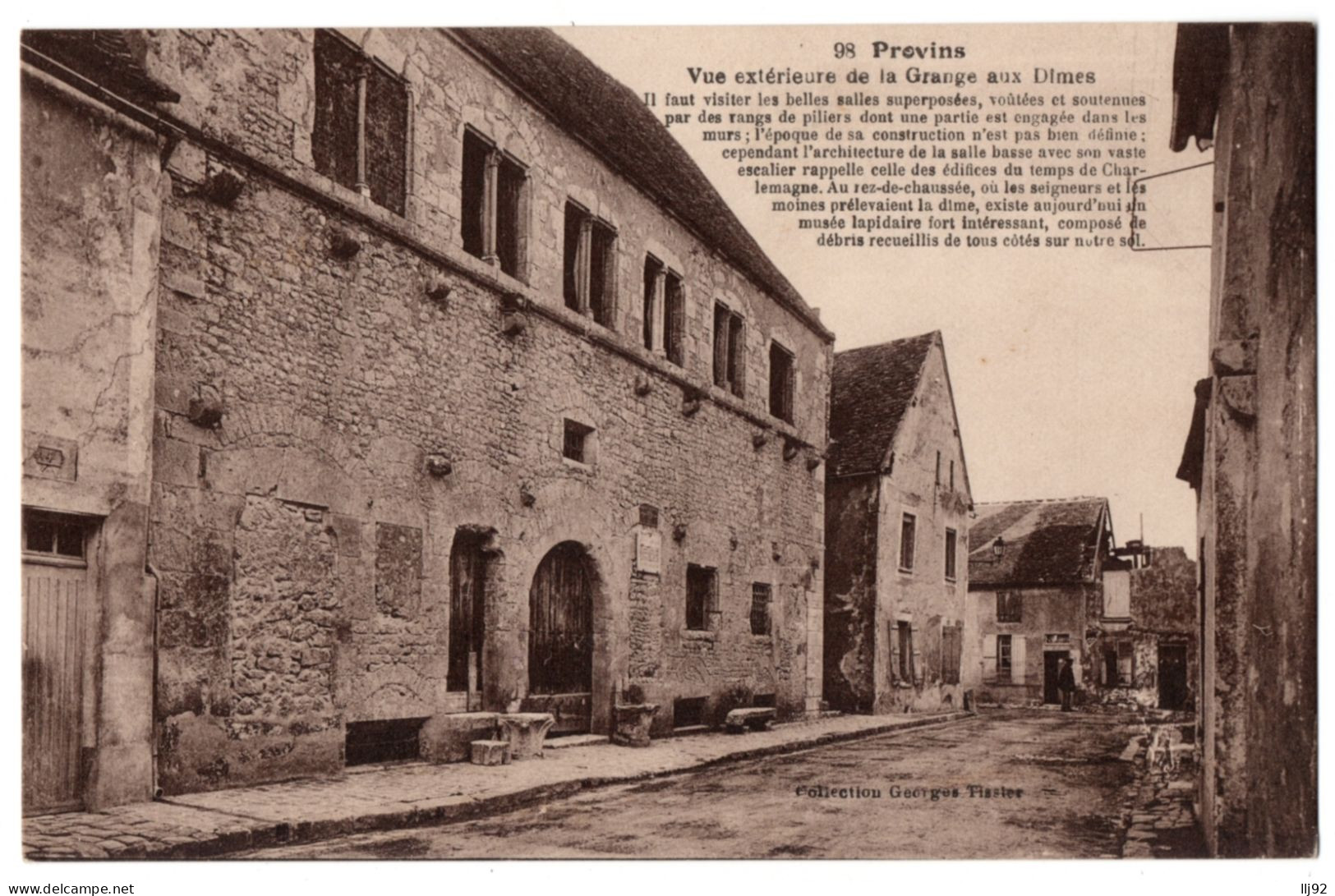 CPA 77 - PROVINS (Seine Et Marne) - 98. Vue Extérieure De La Grange Aux Dîmes - Coll. Georges Tissier - Provins