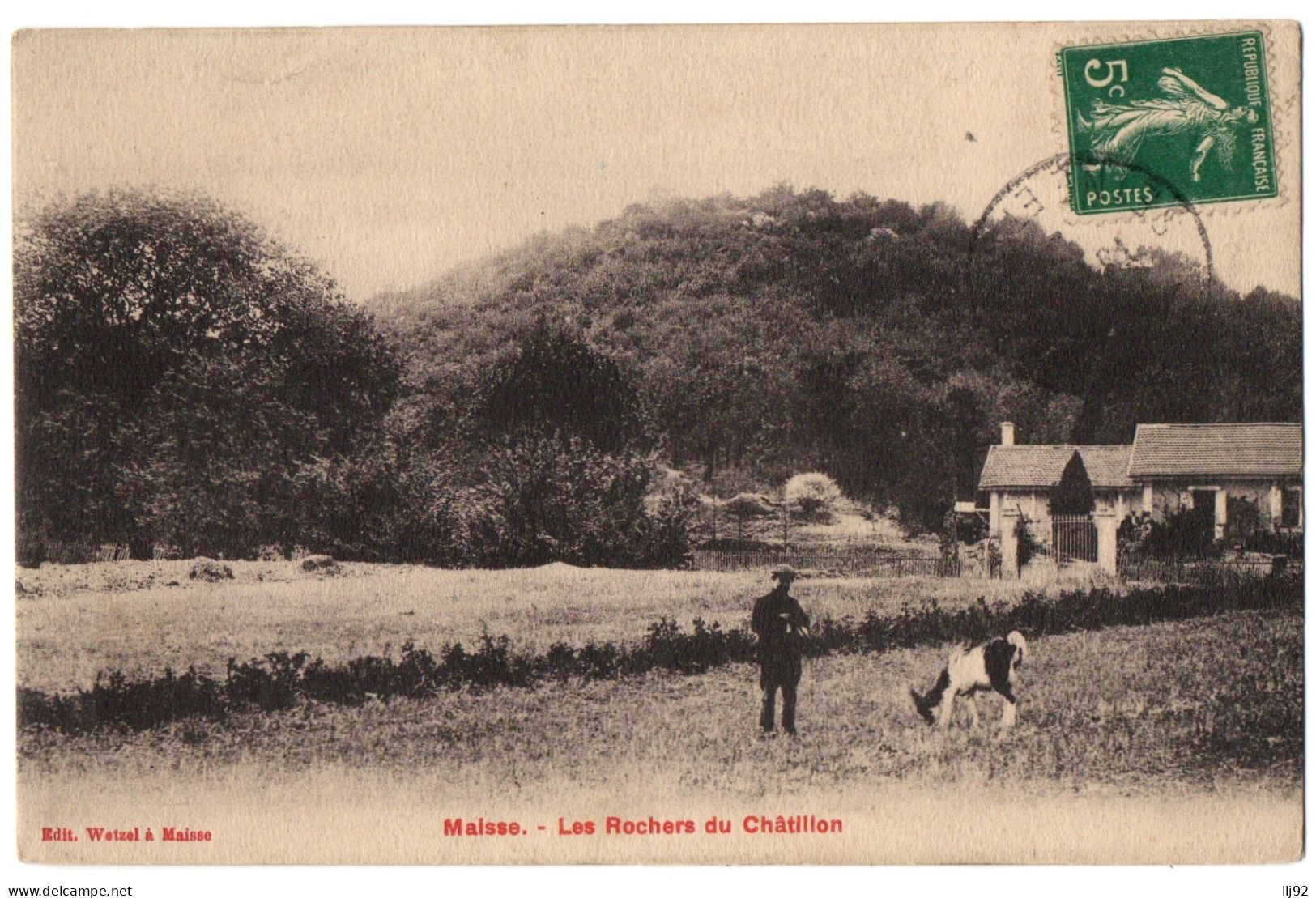 CPA 91 - MAISSE (Essonne) - Les Rochers Du Châtillon - Autres & Non Classés