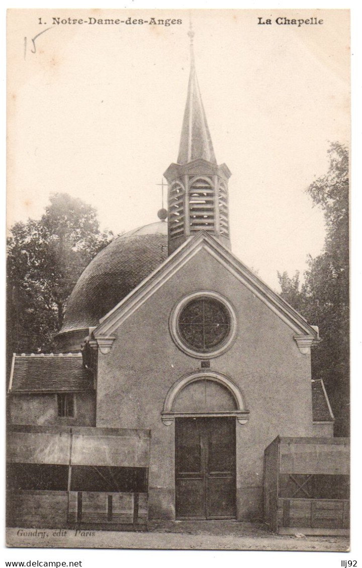 CPA 93 - CLICHY SOUS BOIS (Seine St Denis) - 1. Notre Dame Des Anges. La Chapelle - Ed. Gondry - Clichy Sous Bois