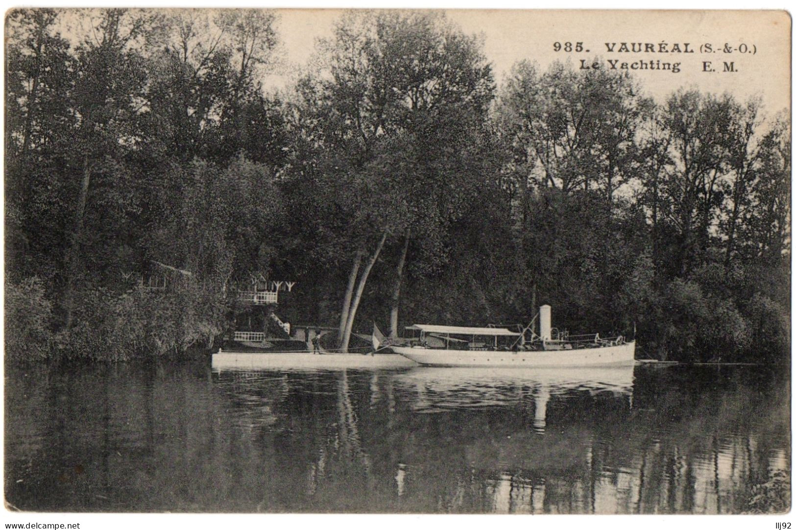 CPA 95 - VAUREAL (Val D'Oise) - 985. Le Yachting - EM - Vauréal