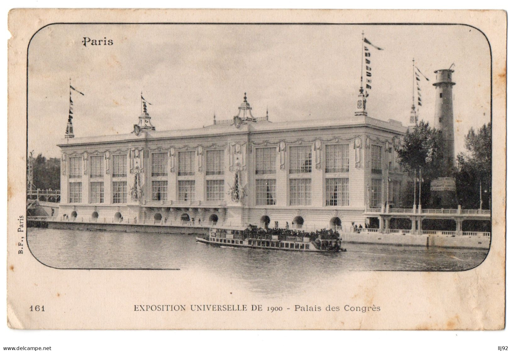 CPA 75 - PARIS Exposition Universelle 1900 - 161. Palais Des Congrès - Dos Simple  - Exhibitions