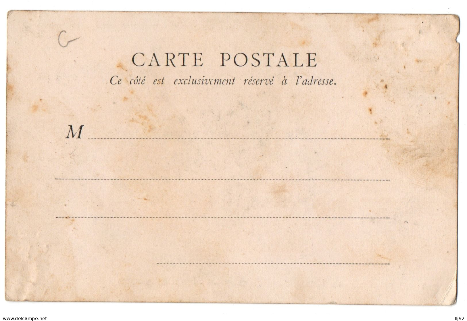 CPA 75 - PARIS Exposition Universelle 1900 - 161. Palais Des Congrès - Dos Simple  - Expositions