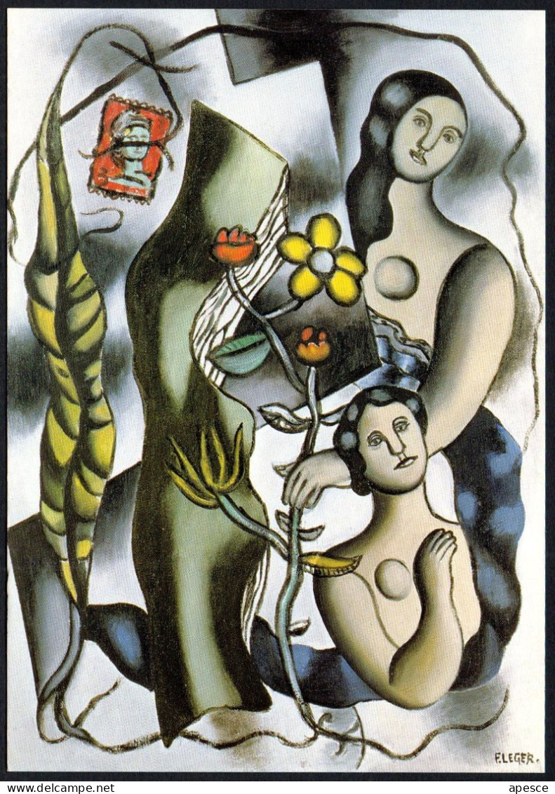 PAINTING - ITALIA - FERNAND LEGER - LA CARTE POSTALE - OLIO SU TELA - HERMITAGE SAN PIETROBURGO - I - Peintures & Tableaux