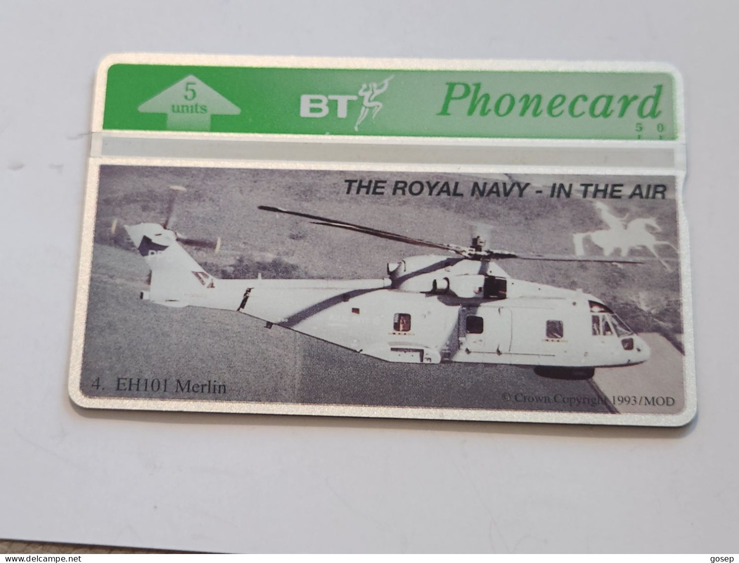 United Kingdom-(BTG-373)-Royal Navy In Air-(4)-(326)(5units)(428L01862)(tirage-600)-price Cataloge--8.00£-mint - BT Emissions Générales