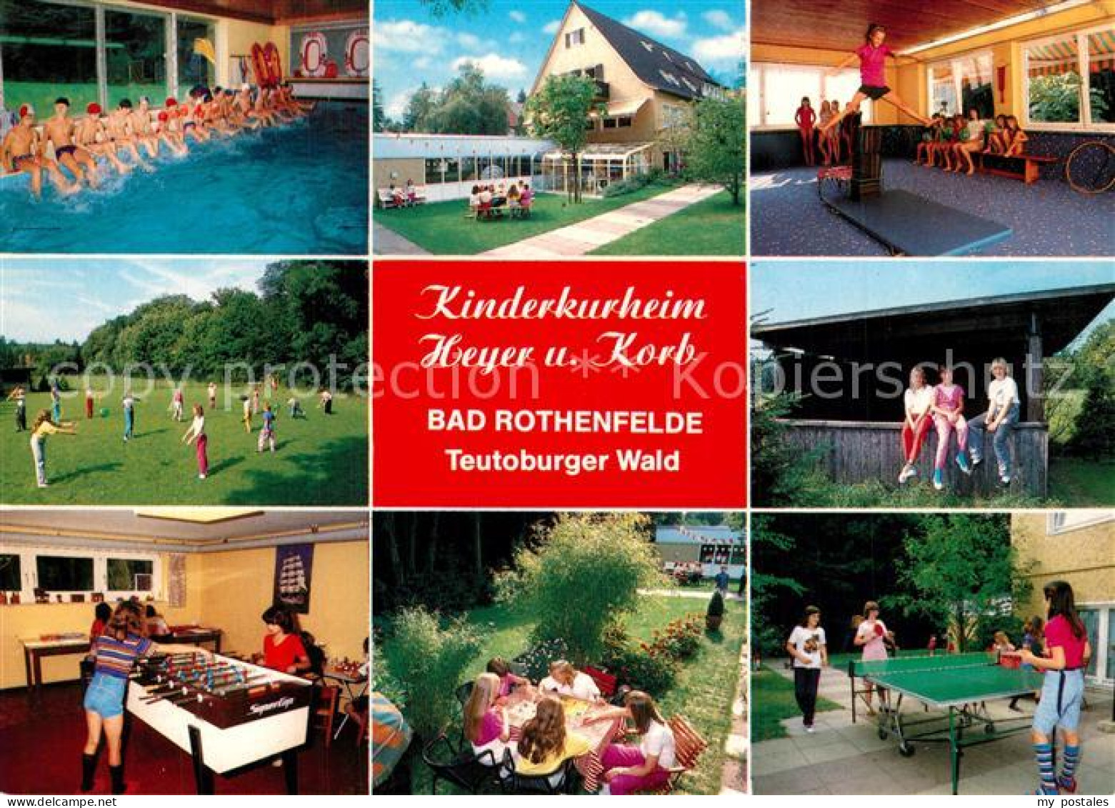 73611082 Bad Rothenfelde Kinderkurheim Heyer Und Korb Tischtennis Schwimmbad  Ba - Bad Rothenfelde