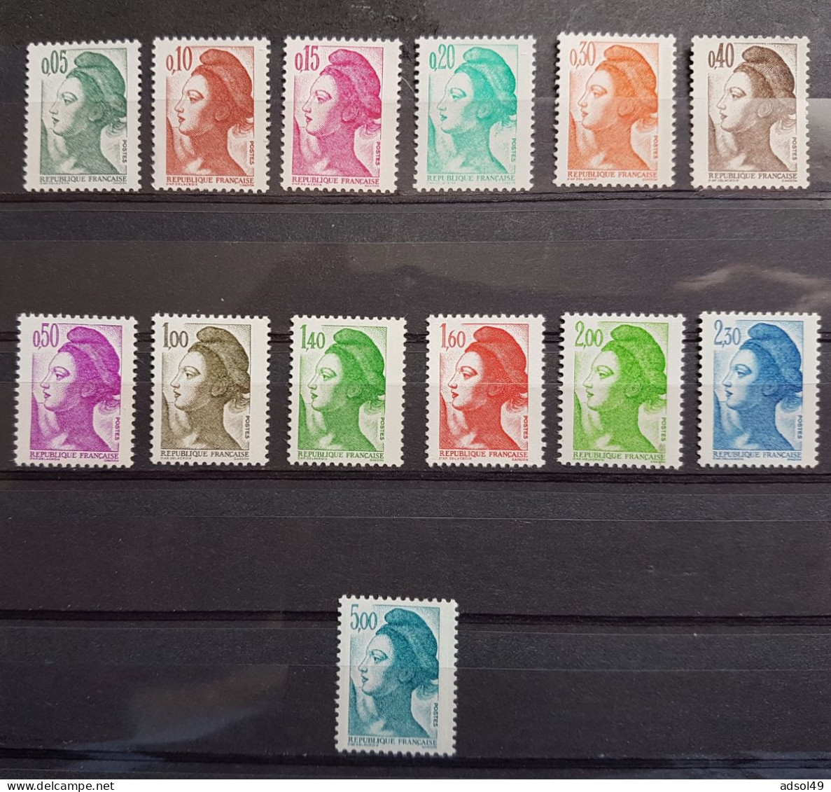 France 1982 - Marianne Type Liberté YT 2178 à 2190 - Unused Stamps