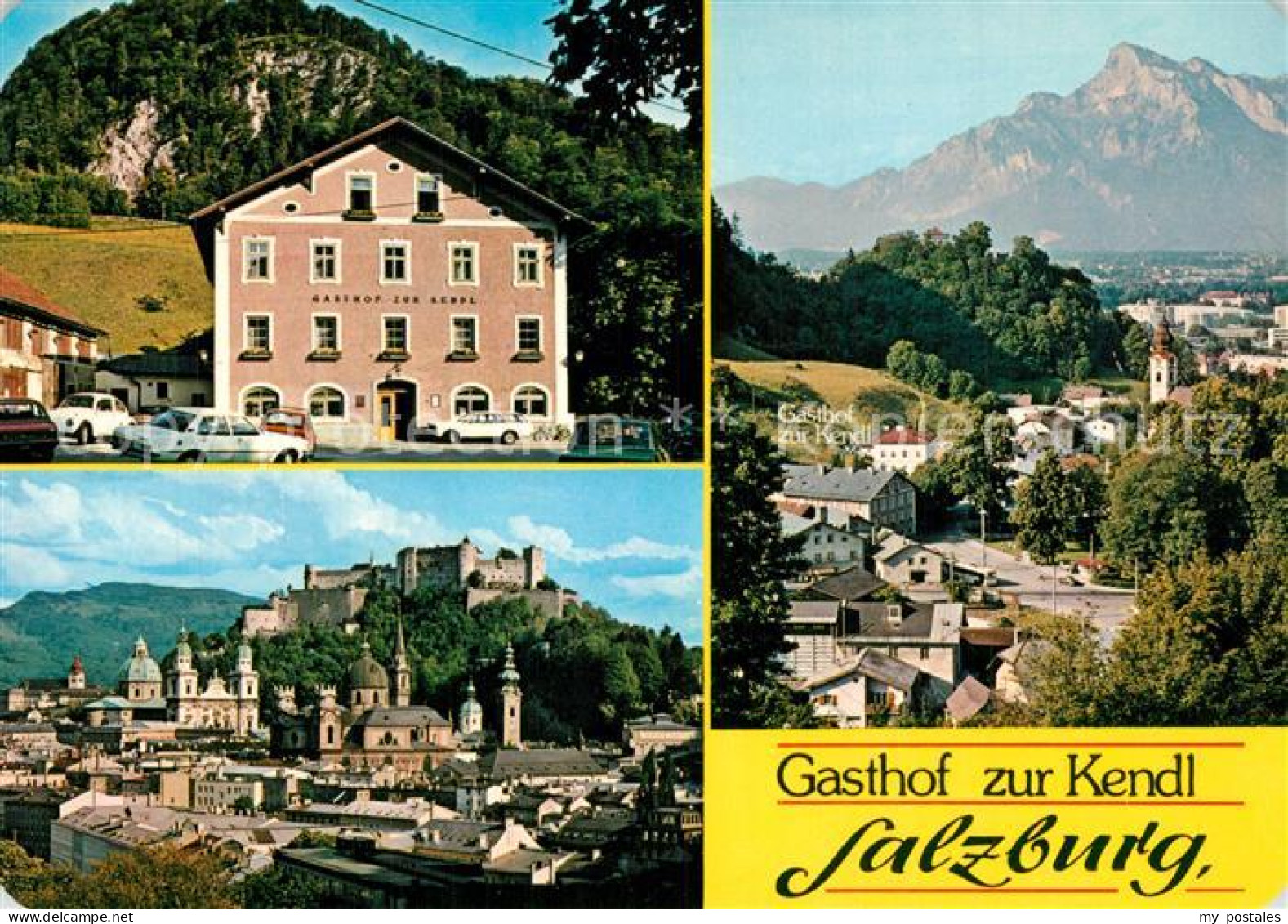 73610966 Salzburg Oesterreich Gasthof Zur Kendl Schloss Panorama Salzburg Oester - Other & Unclassified