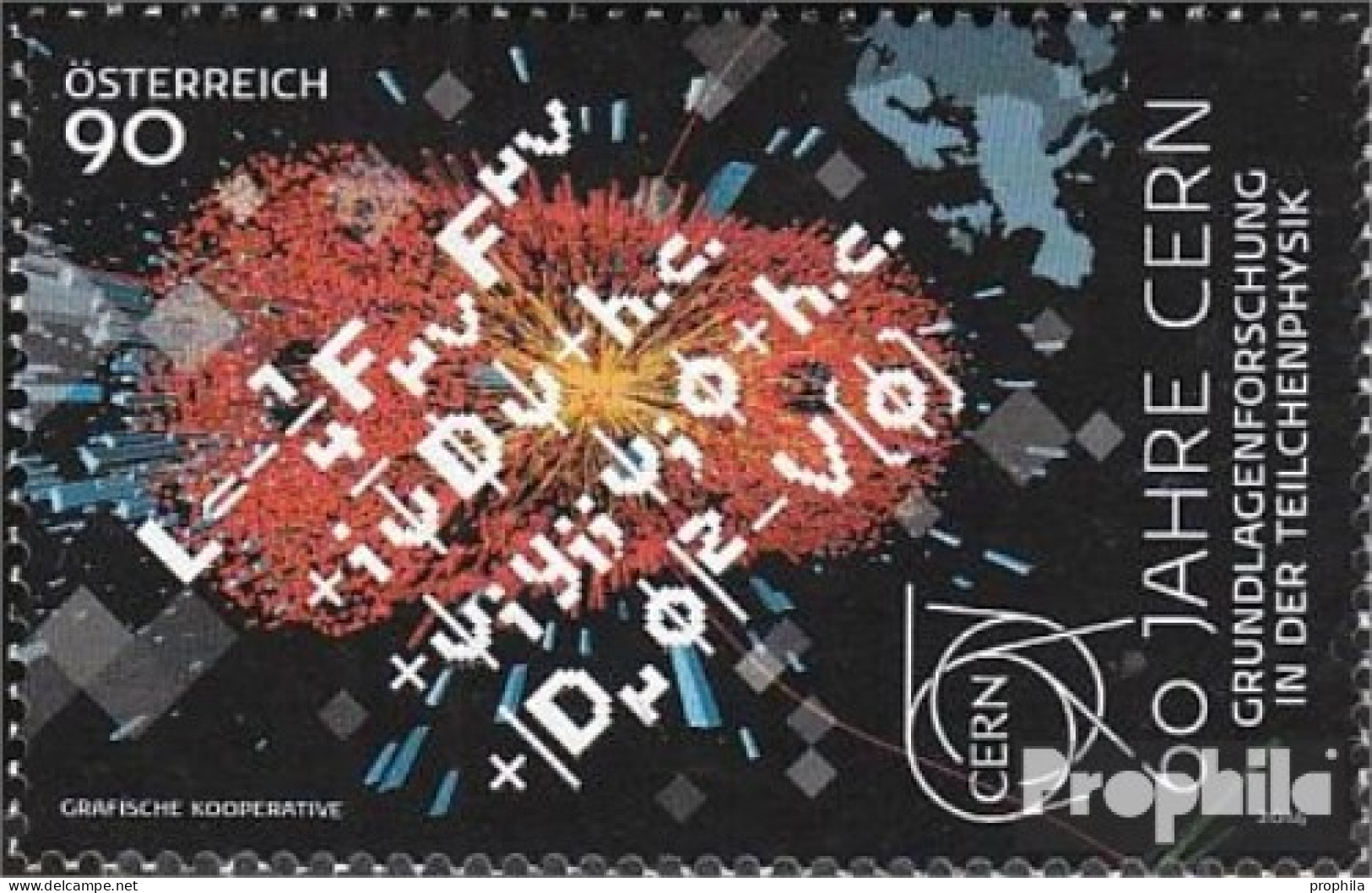 Österreich 3128 (kompl.Ausg.) Postfrisch 2014 CERN - Ungebraucht
