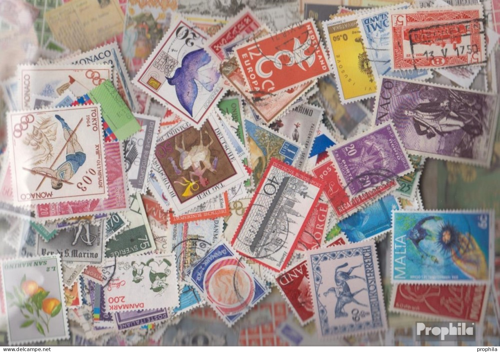 Westeuropa Briefmarken-300 Verschiedene - Autres - Europe
