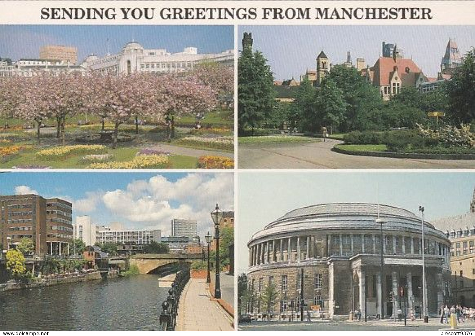 Sending Greetings From Manchester Multiview  - Lancashire - Unused Postcard - Lan4 - Manchester