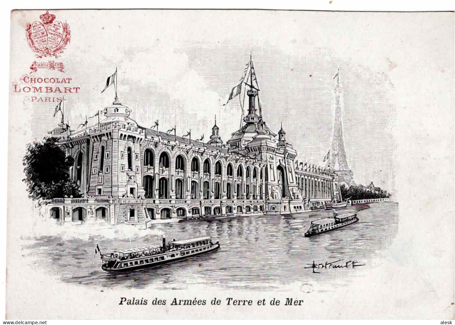 PARIS - Palais Des Armées De Terre Et De Mer - Chocolat Lombart - Expositions