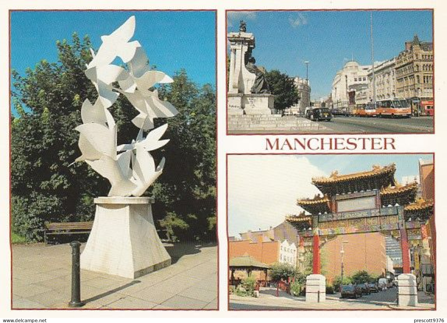 Manchester Multiview  - Lancashire - Unused Postcard - Lan4 - Manchester