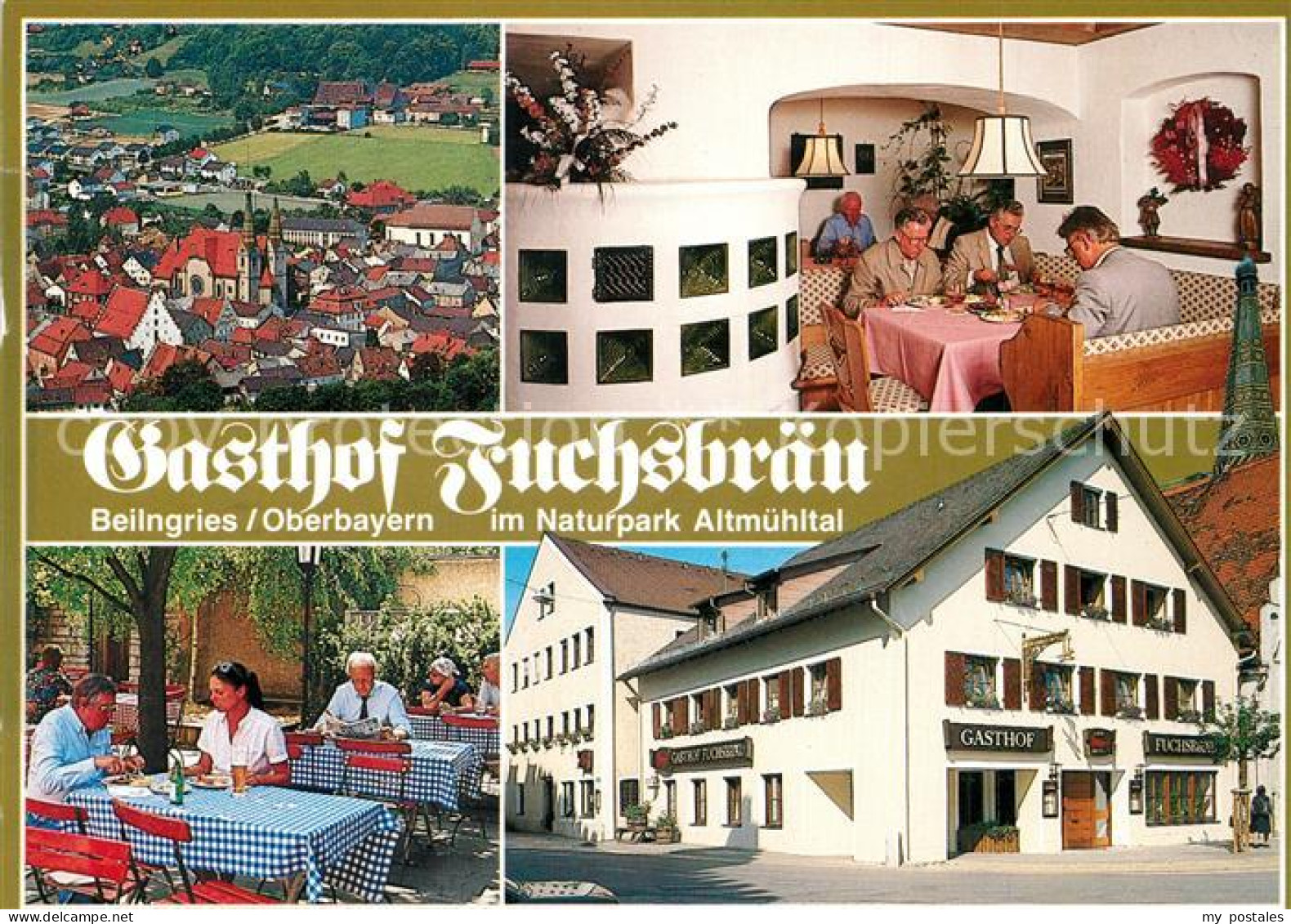 73609461 Beilngries Gasthof Fuchsbraeu Restaurant Terrasse Stadtpanorama Beilngr - Other & Unclassified