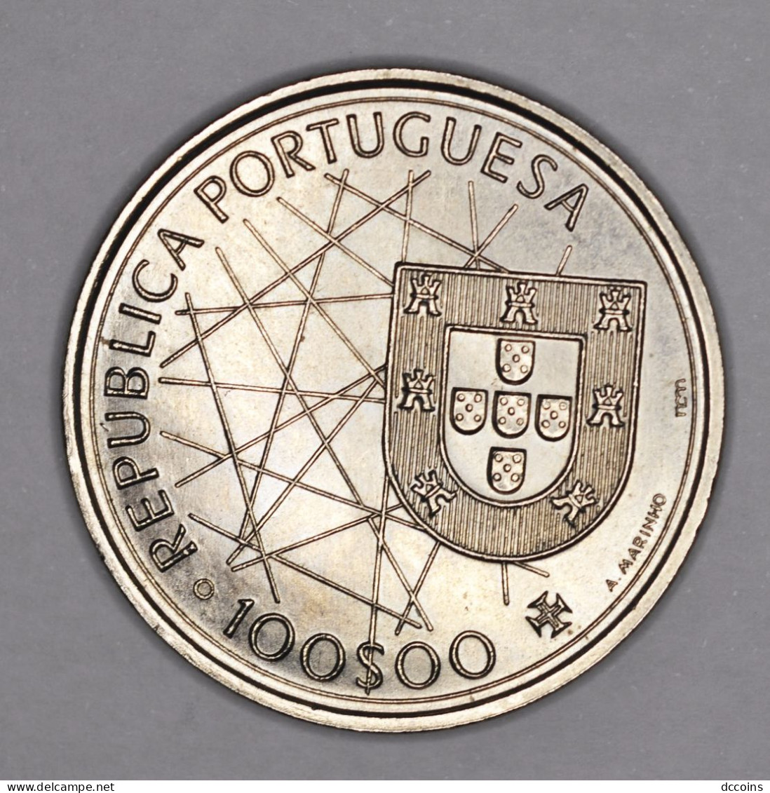 Golden Age Of Portuguese Discoveries  2ª Serie 100  Esc. Arquipélago Açores  Year 1989 - Portugal