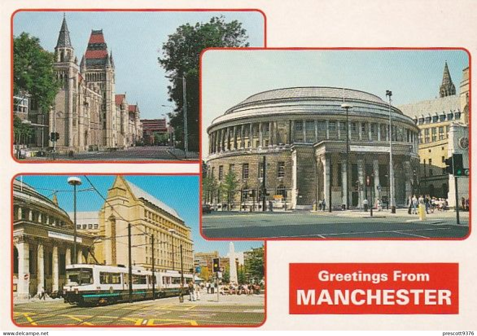 Greetings From Manchester Multiview  - Lancashire - Unused Postcard - Lan4 - Manchester