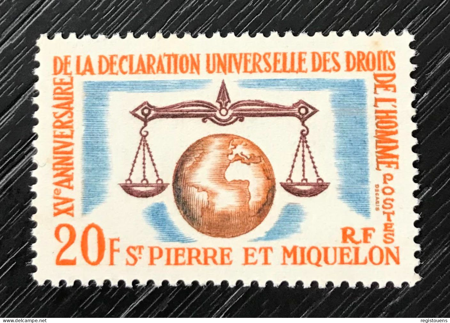 Timbre Neuf** Saint Pierre Et Miquelon 1963 Yt N° 370 - Unused Stamps